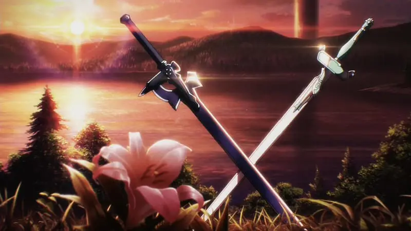 Screenshot dari anime Sword Art Online