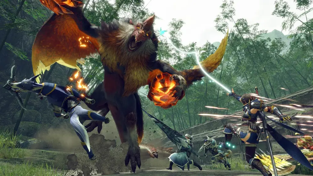 Screenshot dari game Monster Hunter