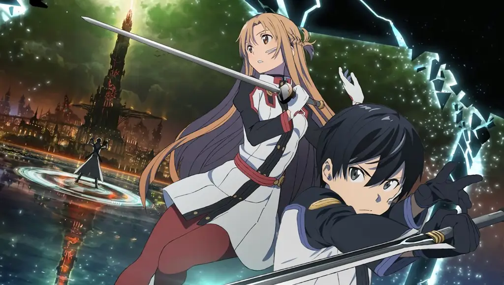 Gambar cuplikan gameplay Sword Art Online: Ordinal Scale