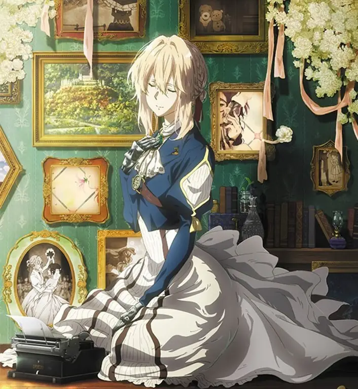 Gambar adegan dari anime Violet Evergarden