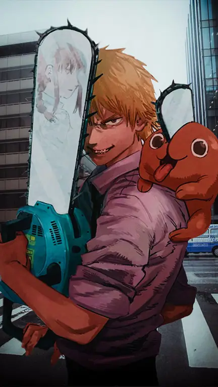 Denji dalam Chainsaw Man