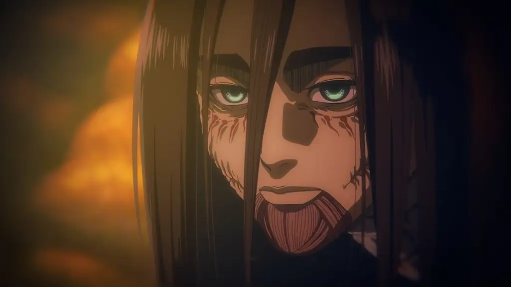 Gambar adegan akhir season final Attack on Titan