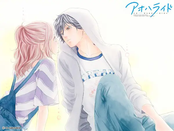 Adegan emosional dari anime Ao Haru Ride