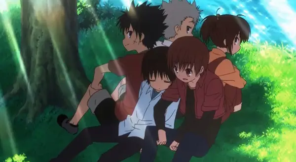 Adegan emosional dari Little Busters! Refrain episode 13.