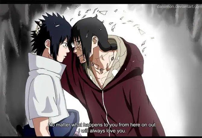 Adegan emosional Naruto dan Sasuke