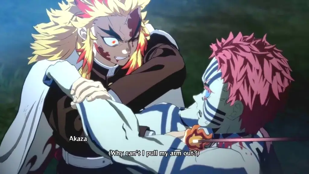 Adegan emosional Rengoku yang menjadi sorotan dalam film Adegan Rengoku dalam film Demon Slayer: Mugen Train
