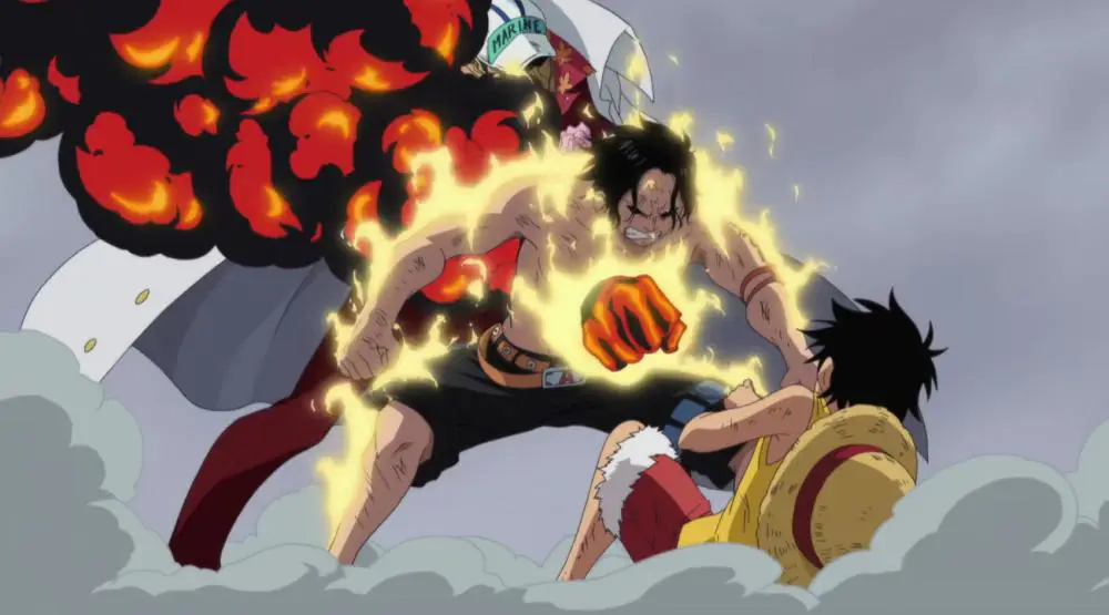 Adegan Epic Perang Marineford Gambar Perang Marineford di One Piece