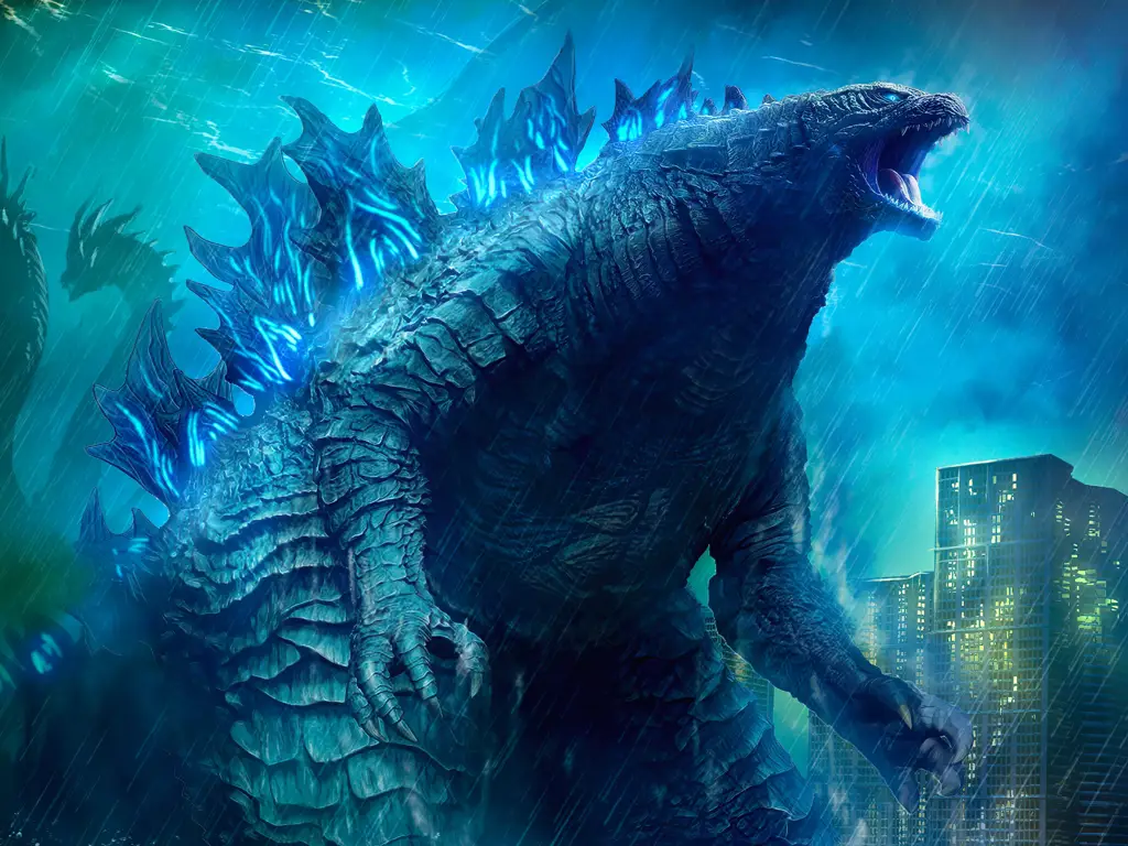 Godzilla menghancurkan kota