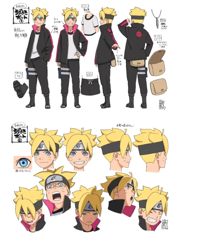 Para karakter utama anime Boruto