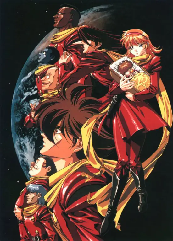 Cuplikan gambar dari anime Cyborg 009 tahun 1979