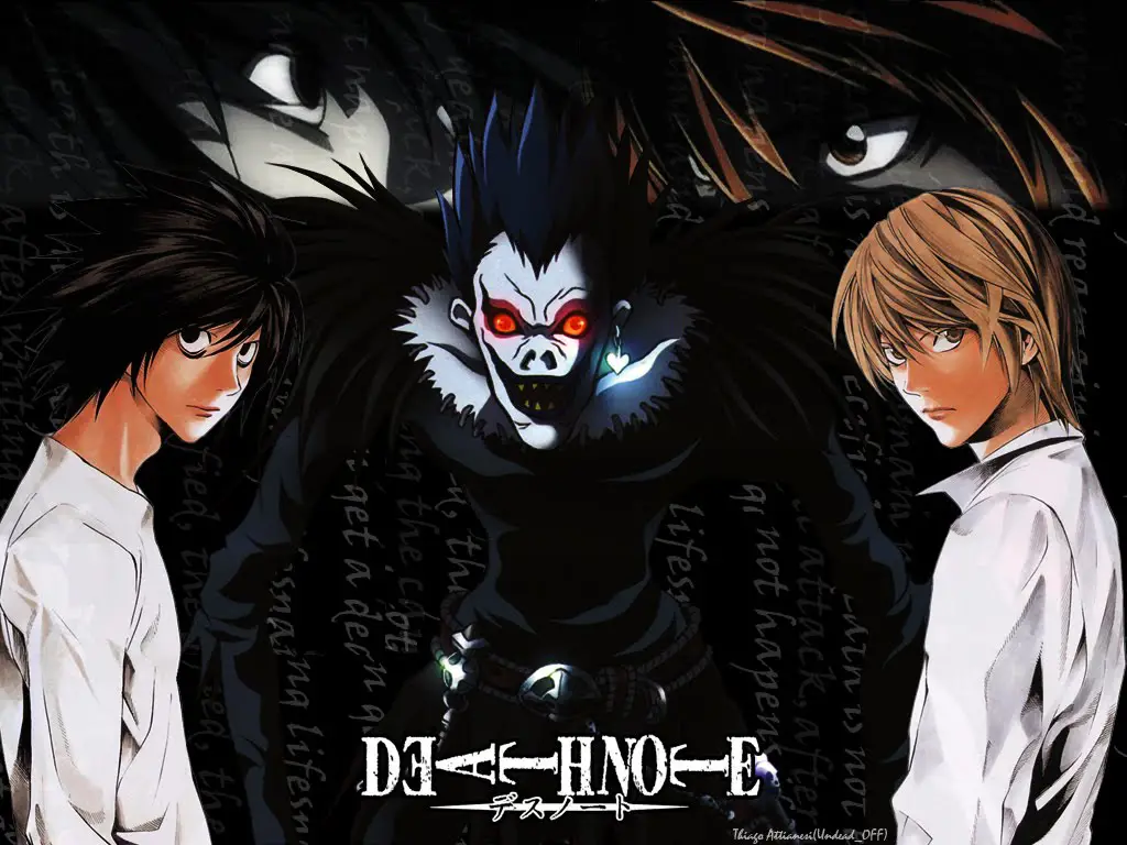 Adegan menegangkan dari anime Death Note