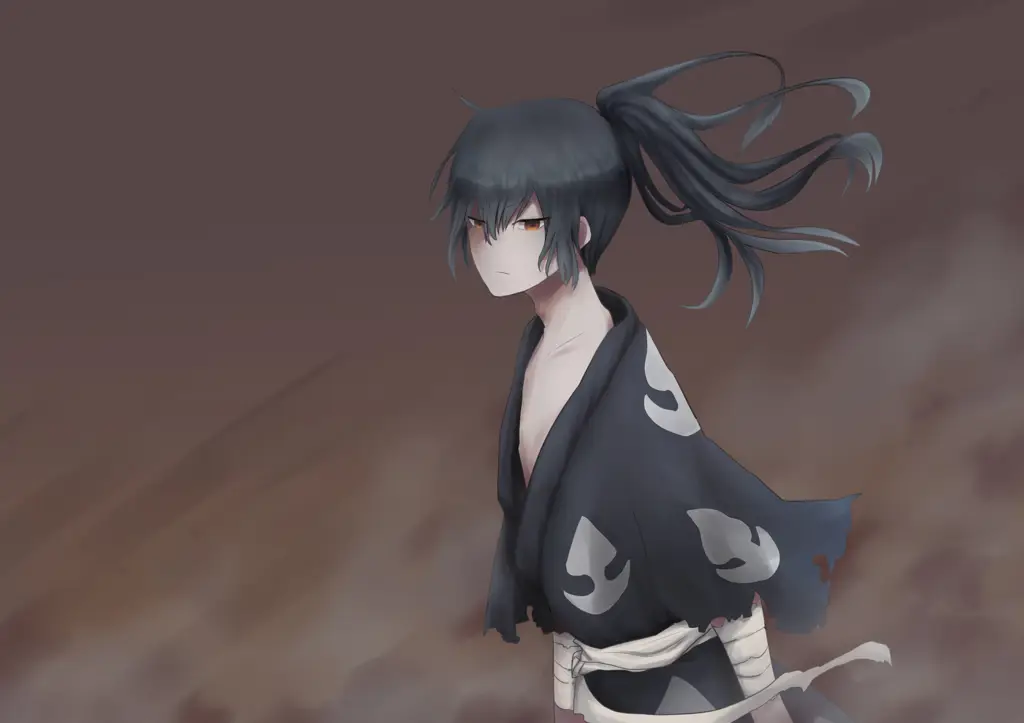 Screenshot dari anime Dororo