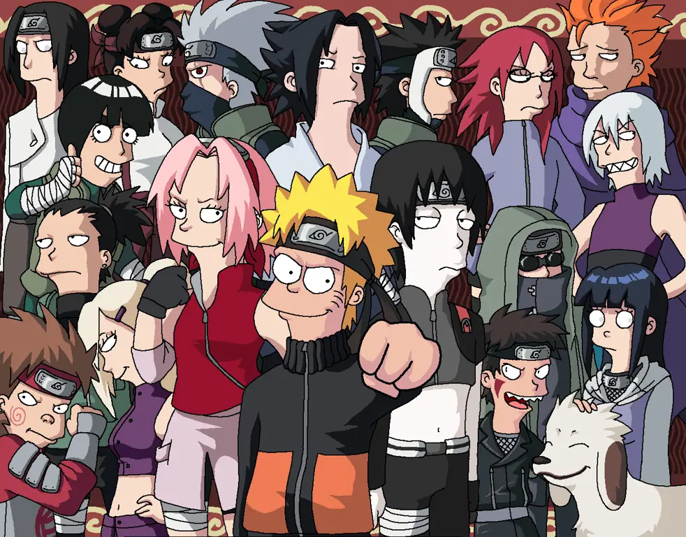 Gambar para karakter Naruto