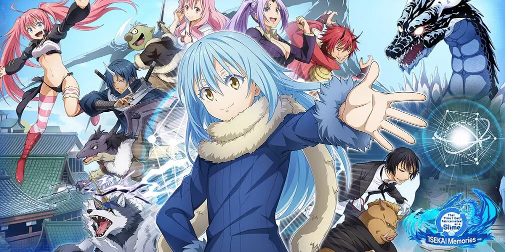 Gambar anime Tensei Shitara yang menampilkan karakter utama sebagai slime