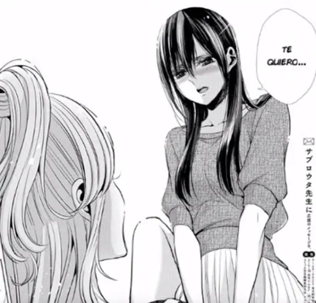 Panel manga Citrus yang diadaptasi ke dalam anime