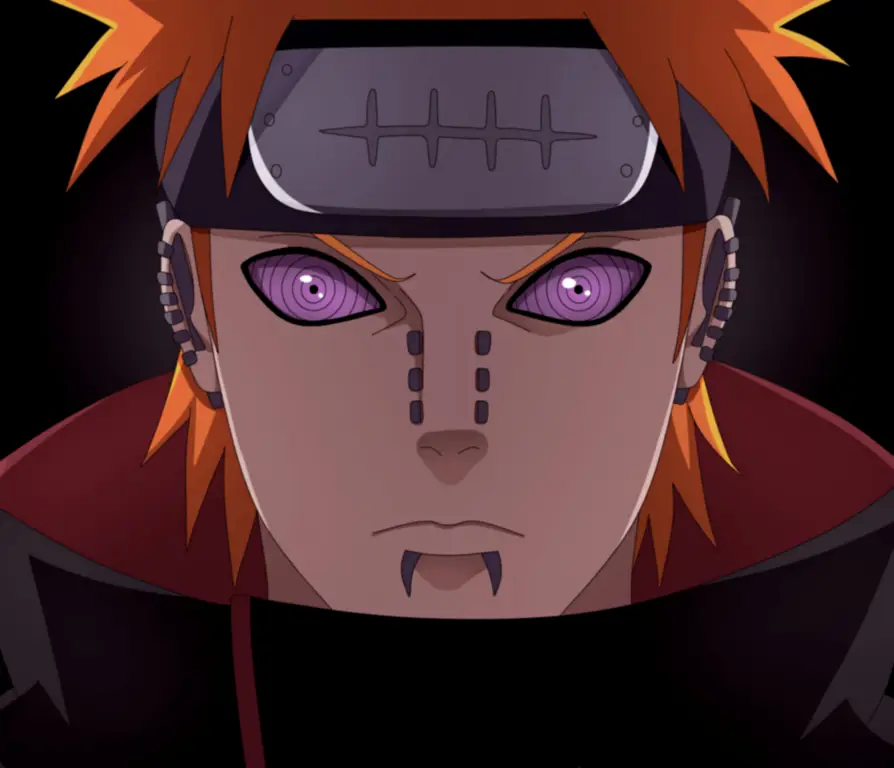 Screenshot adegan dari arc Pain di Naruto Shippuden