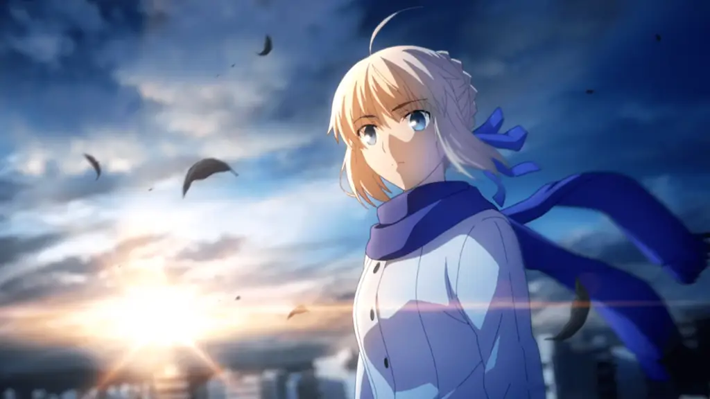 Gambar dari adaptasi anime Unlimited Blade Works