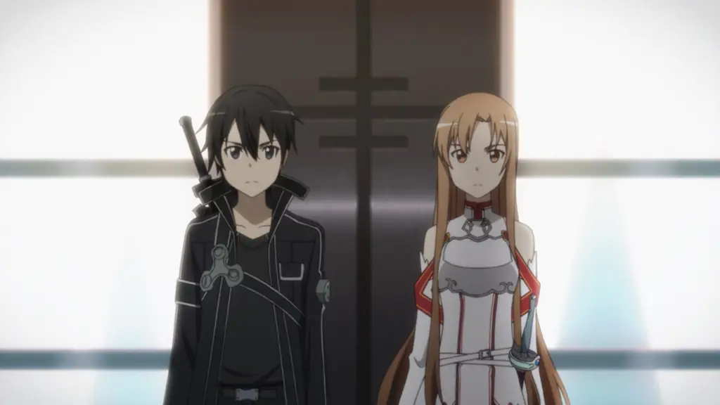 Kirito dan Asuna dalam Sword Art Online II