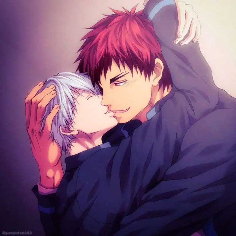 Gambar Kuroko Tetsuya dan Kagami Taiga