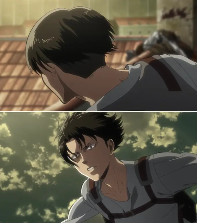 Gambar Levi Ackerman di Attack on Titan Season 3