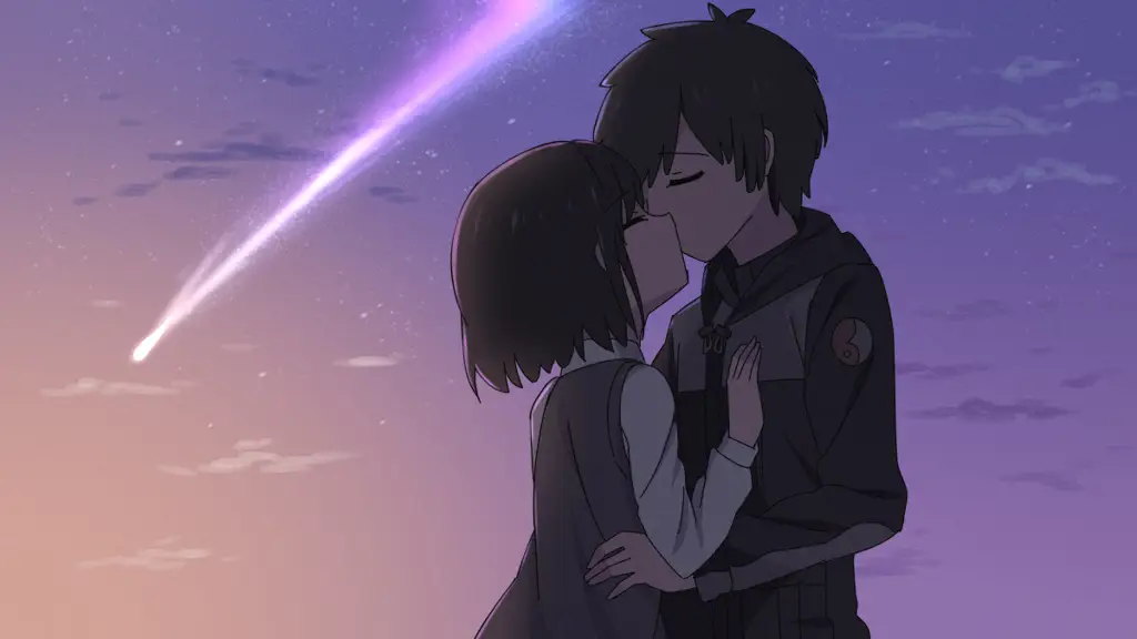 Gambar Mitsuha dan Taki dari Kimi no Na Wa