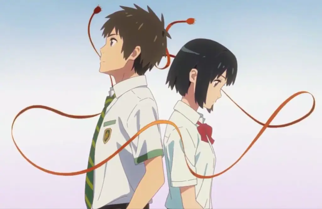 Mitsuha dan Taki dari Kimi no Nawa