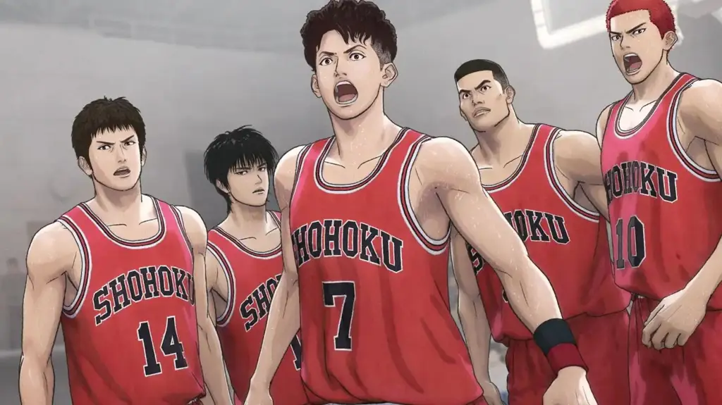 Gambar adegan ikonik Slam Dunk