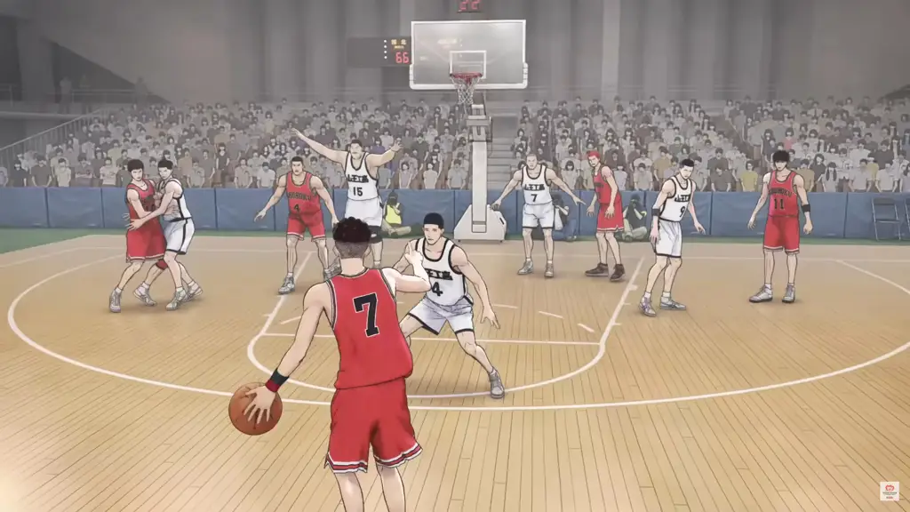 Adegan anime Slam Dunk yang seru