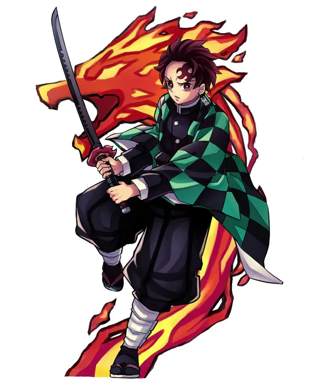 Tanjiro Kamado dari Kimetsu no Yaiba