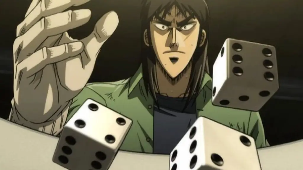 Gambar adegan menegangkan dari anime Kaiji