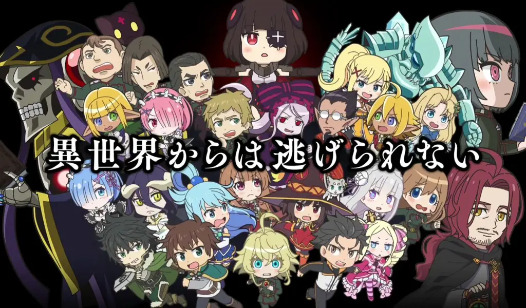 Kehidupan sekolah para karakter Isekai Quartet