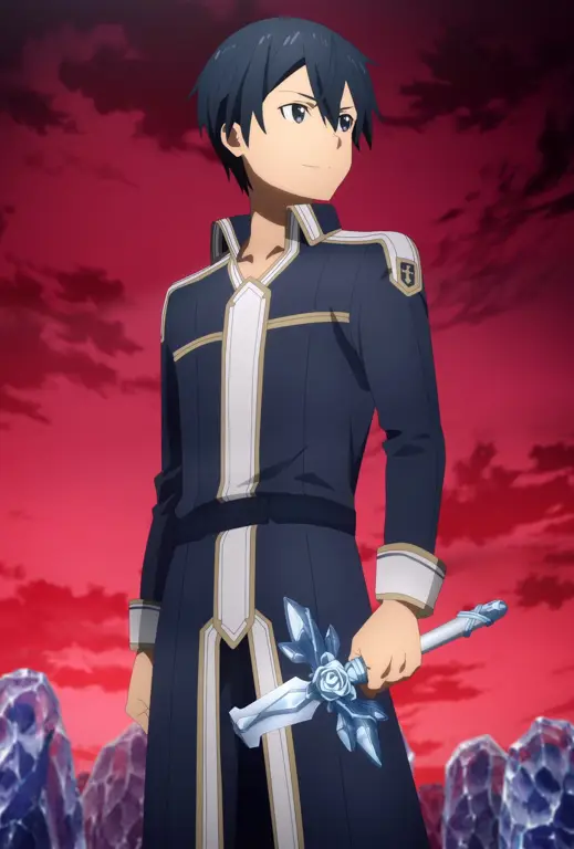 Kirito di dunia Underworld dalam SAO Alicization