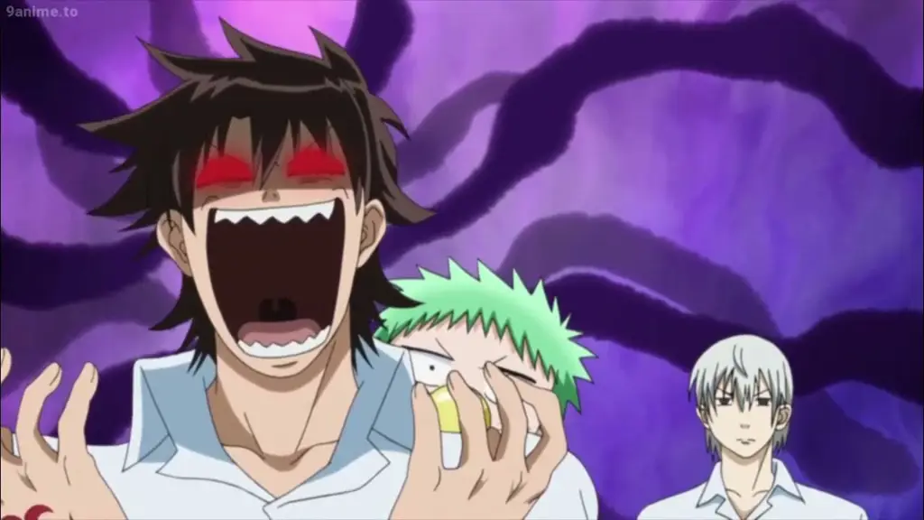 Gambar adegan lucu dalam anime Beelzebub