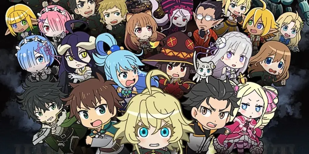 Momen-momen lucu dari Isekai Quartet