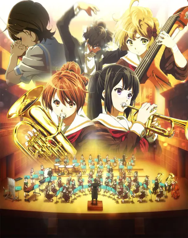 Gambar adegan konser dalam Hibike Euphonium