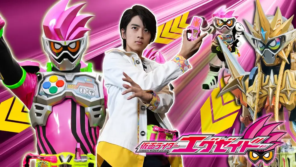 Gambar adegan aksi dari Kamen Rider Ex-Aid