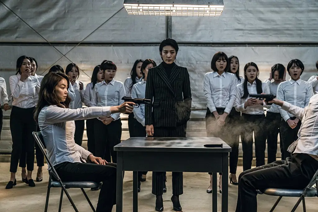 Adegan aksi menegangkan dari film The Villainess