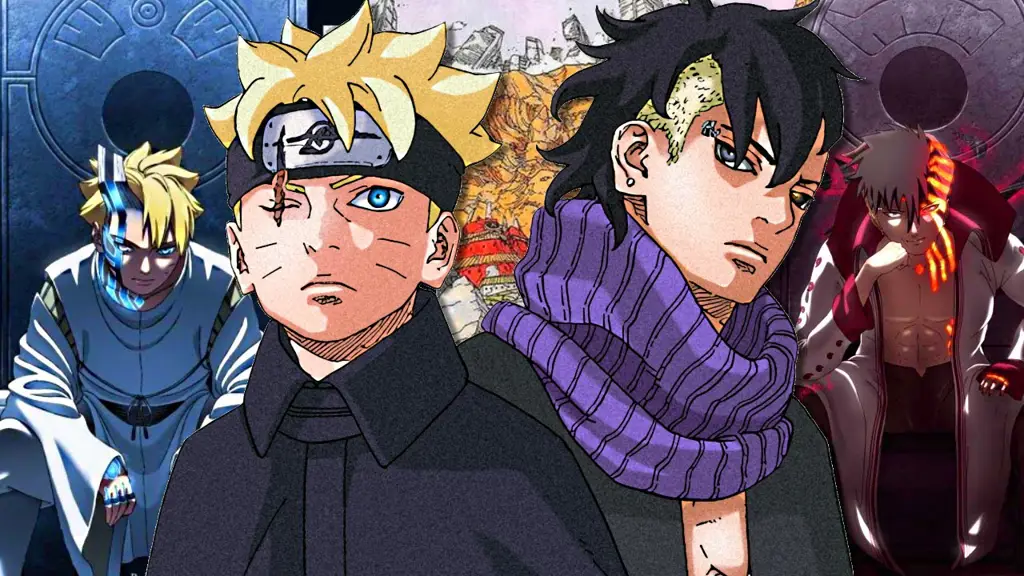 Boruto dan Kawaki berlatih bersama