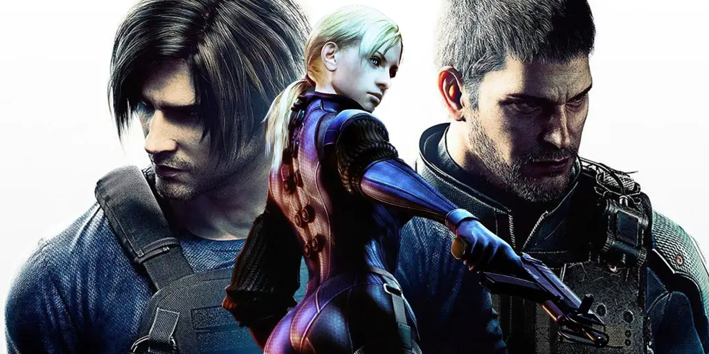 Leon S. Kennedy dan Jill Valentine dalam Resident Evil: Death Island