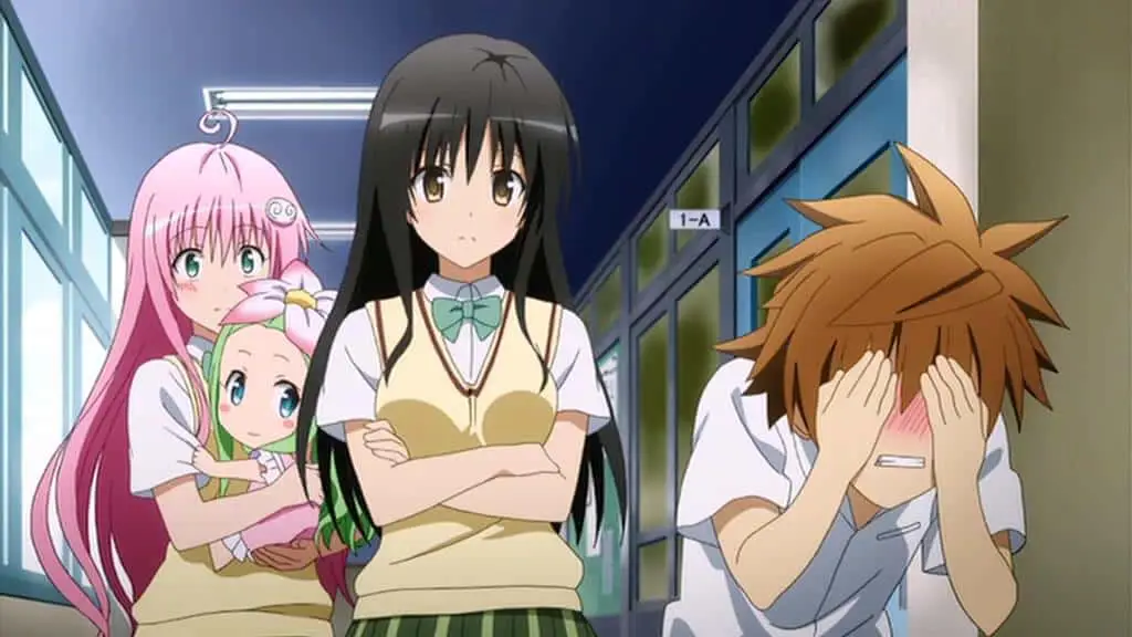 Gambar adegan anime To Love-Ru yang lucu