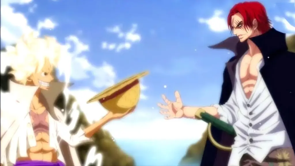 Luffy dan Uta dalam film One Piece Red