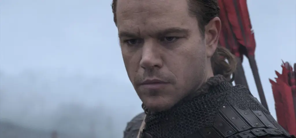 Matt Damon dalam film The Great Wall