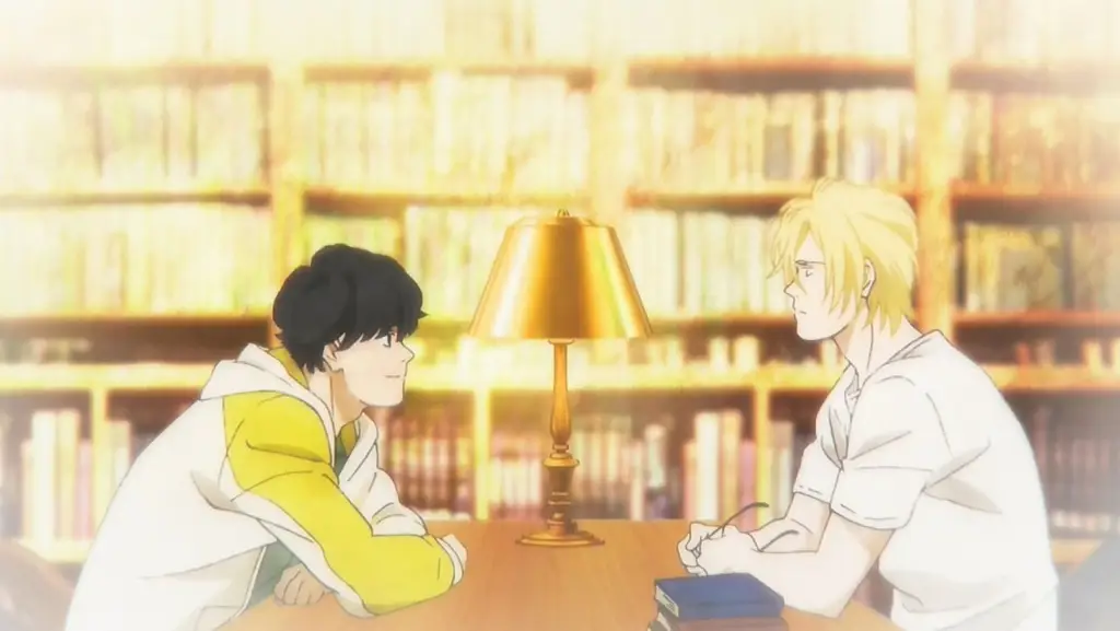 Screenshot adegan dari Banana Fish