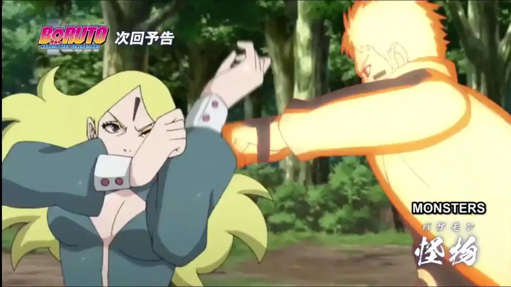 Gambar adegan seru dari Boruto episode 198