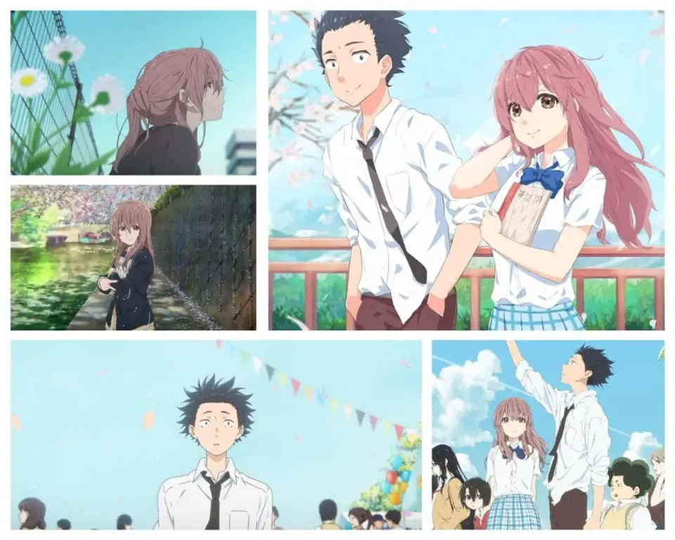 Adegan dari anime A Silent Voice