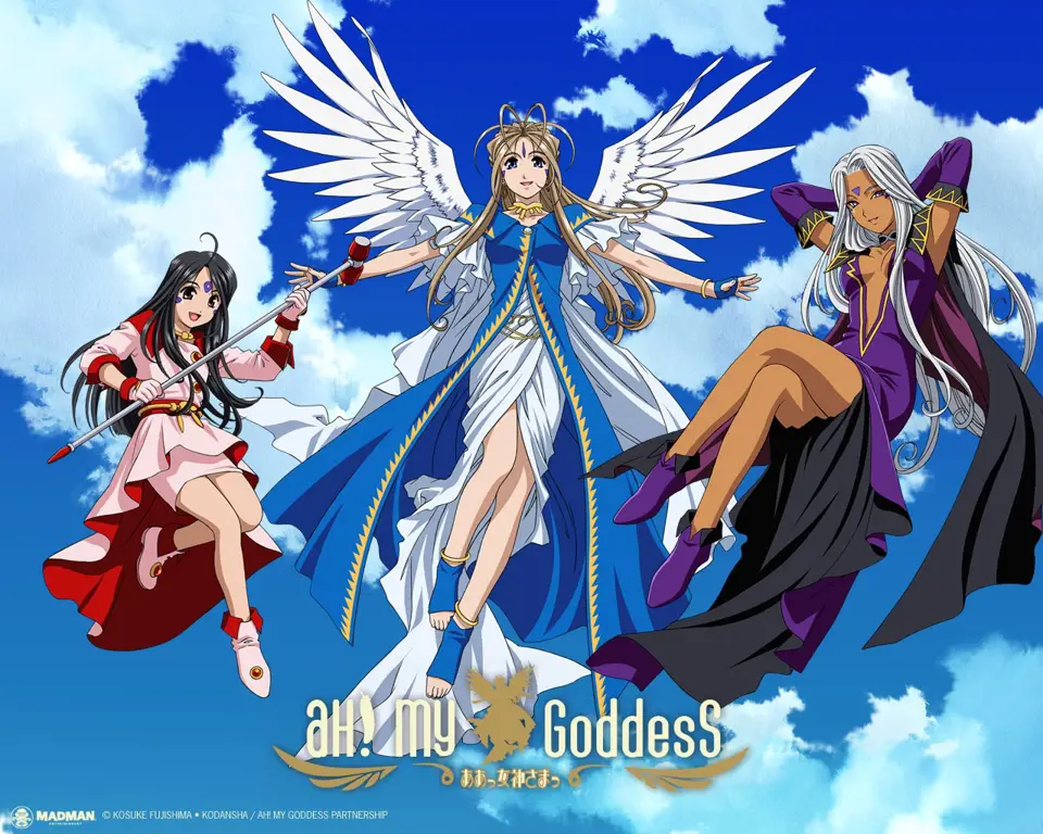 Screenshot dari anime Ah! My Goddess