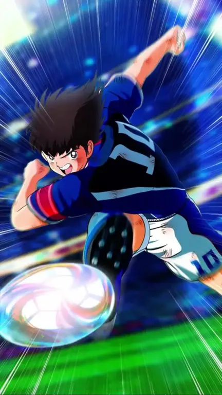 Gambar adegan anime Captain Tsubasa