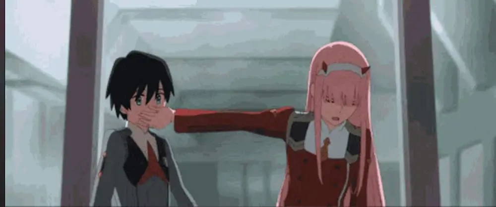 Adegan anime Darling in the Franxx