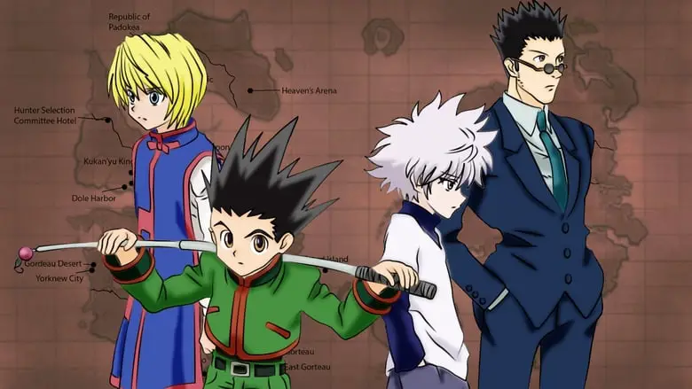 Screenshot adegan dari anime Hunter x Hunter