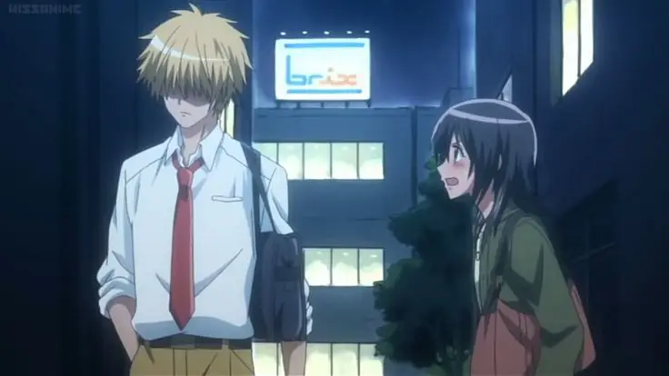 Gambar adegan menarik dari anime Kaichou wa Maid Sama